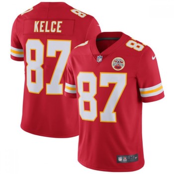 Men's Kansas City Chiefs #87 Travis Kelce Red Vapor Untouchable Limited Stitched NFL Jersey Men's Kansas City Chiefs #87 Travis Kelce Red Vapor Untouchable Limited Stitched NFL Jersey