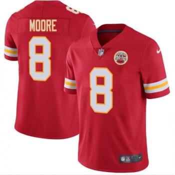 Men's Kansas City Chiefs #8 Matt Moore Red Vapor Untouchable Limited Stitched NFL Jersey Men's Kansas City Chiefs #8 Matt Moore Red Vapor Untouchable Limited Stitched NFL Jersey