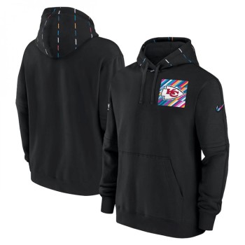 Men's Kansas City Chiefs Black 2023 Crucial Catch Club Pullover Hoodie Men's Kansas City Chiefs Black 2023 Crucial Catch Club Pullover Hoodie