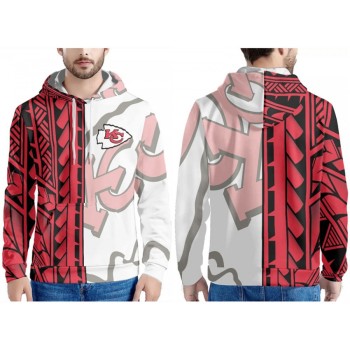 Men's Kansas City Chiefs Black/Red/White Pullover Hoodie Men's Kansas City Chiefs Black/Red/White Pullover Hoodie
