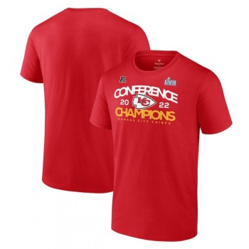 Men's Kansas City Chiefs Red 2022 AFC Champions Shadow Cast T-Shirt Men's Kansas City Chiefs Red 2022 AFC Champions Shadow Cast T-Shirt