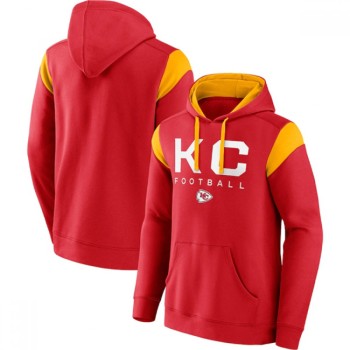 Men's Kansas City Chiefs Red Call The Shot Pullover Hoodie Men's Kansas City Chiefs Red Call The Shot Pullover Hoodie