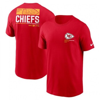 Men's Kansas City Chiefs Red Team Incline T-Shirt Men's Kansas City Chiefs Red Team Incline T-Shirt