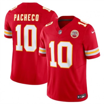 Men's Kansas City Chiefs #10 Isiah Pacheco Red 2023 F.U.S.E. Vapor Untouchable Limited Stitched Jersey Men's Kansas City Chiefs #10 Isiah Pacheco Red 2023 F.U.S.E. Vapor Untouchable Limited Stitched Jersey