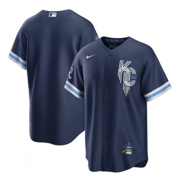 Men's Kansas City Royals Blank 2022 Navy City Connect Cool Base Stitched Jersey Men's Kansas City Royals Blank 2022 Navy City Connect Cool Base Stitched Jersey