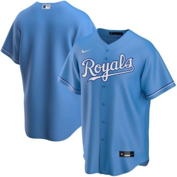Men's Kansas City Royals Blank Blue Cool Base Stitched Jersey Men's Kansas City Royals Blank Blue Cool Base Stitched Jersey
