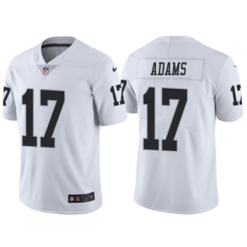 Men's Las Vegas Raiders #17 Davante Adams White Vapor Limited Stitched Jersey Men's Las Vegas Raiders #17 Davante Adams White Vapor Limited Stitched Jersey