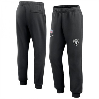 Men's Las Vegas Raiders Black Chop Block Fleece Sweatpants Men's Las Vegas Raiders Black Chop Block Fleece Sweatpants