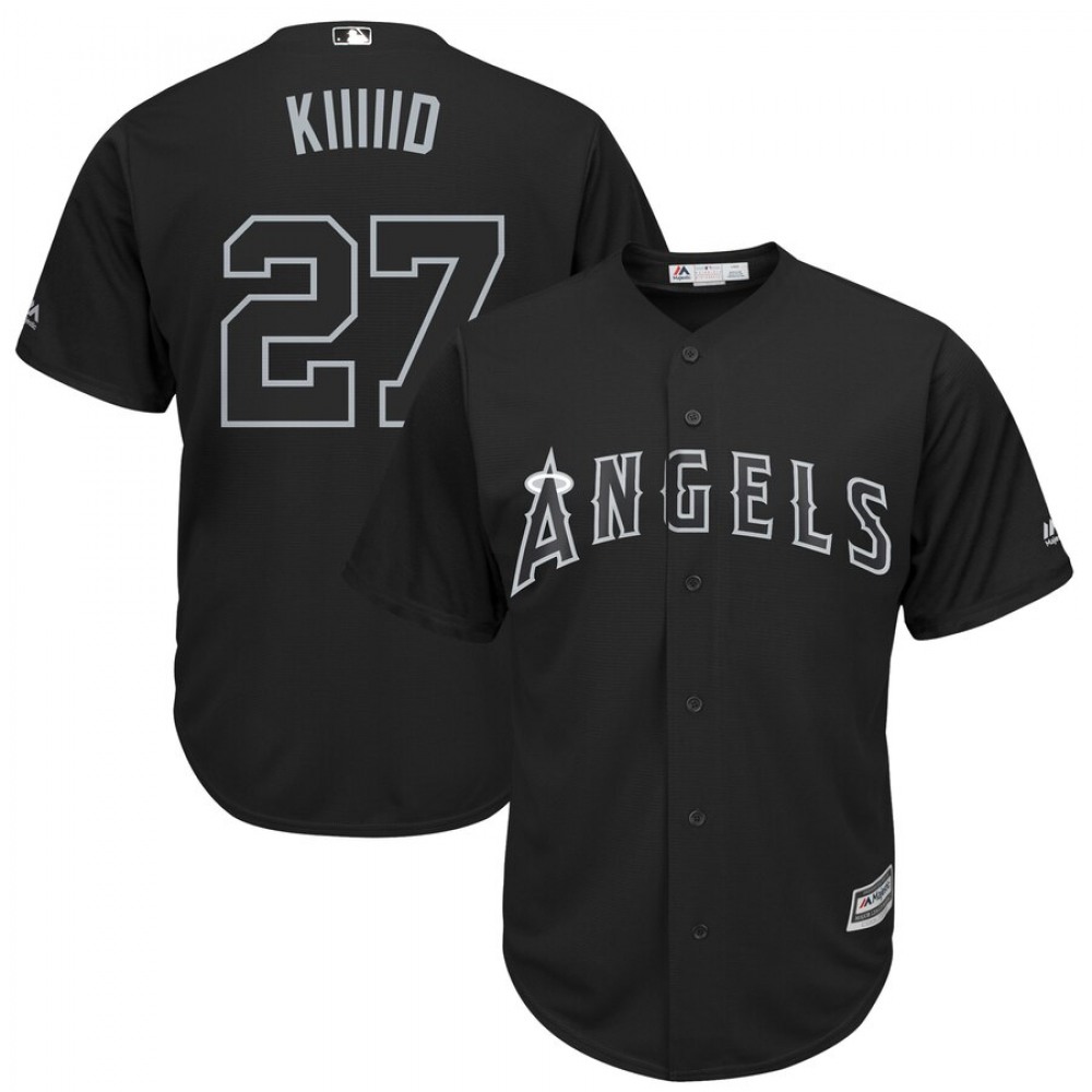 Men's Los Angeles Angels #27 Mike Trout 