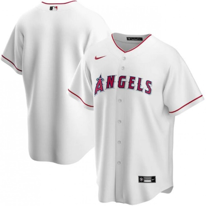 Men's Los Angeles Angels White Cool Base Stitched Jersey Men's Los Angeles Angels White Cool Base Stitched Jersey