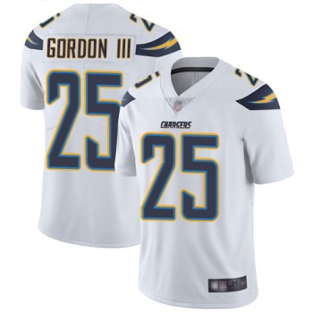 Men's Los Angeles Chargers #25 Melvin Gordon White Vapor Untouchable Limited Stitched NFL Jersey Men's Los Angeles Chargers #25 Melvin Gordon White Vapor Untouchable Limited Stitched NFL Jersey