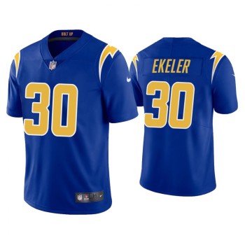 Men's Los Angeles Chargers #30 Austin Ekeler 2020 Royal Vapor Untouchable Limited Stitched Jersey Men's Los Angeles Chargers #30 Austin Ekeler 2020 Royal Vapor Untouchable Limited Stitched Jersey