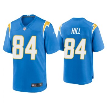 Men's Los Angeles Chargers #84 K.J. Hill 2020 Blue Stitched Jersey Men's Los Angeles Chargers #84 K.J. Hill 2020 Blue Stitched Jersey
