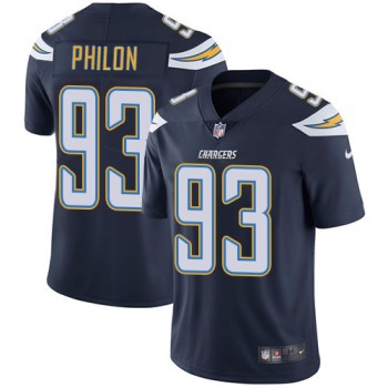 Men's Los Angeles Chargers #93 Darius Philon Navy Blue Vapor Untouchable Limited Stitched NFL Jersey Men's Los Angeles Chargers #93 Darius Philon Navy Blue Vapor Untouchable Limited Stitched NFL Jersey