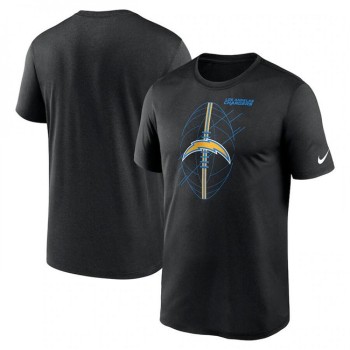 Men's Los Angeles Chargers Black Legend Icon Performance T-Shirt Men's Los Angeles Chargers Black Legend Icon Performance T-Shirt