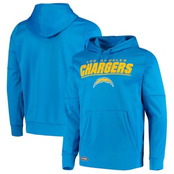 Men's Los Angeles Chargers Blue Combine Stated Pullover Hoodie Men's Los Angeles Chargers Blue Combine Stated Pullover Hoodie