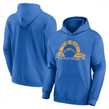 Men's Los Angeles Chargers Blue Pullover Hoodie Men's Los Angeles Chargers Blue Pullover Hoodie