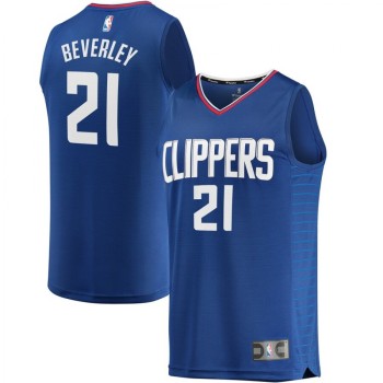 Men's Los Angeles Clippers #21 Patrick Beverley Blue Stitched NBA Jersey Men's Los Angeles Clippers #21 Patrick Beverley Blue Stitched NBA Jersey