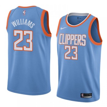 Men's Los Angeles Clippers #23 Lou Williams Blue 2017 18 New Season City Edition Stitched NBA Jersey Men's Los Angeles Clippers #23 Lou Williams Blue 2017 18 New Season City Edition Stitched NBA Jersey