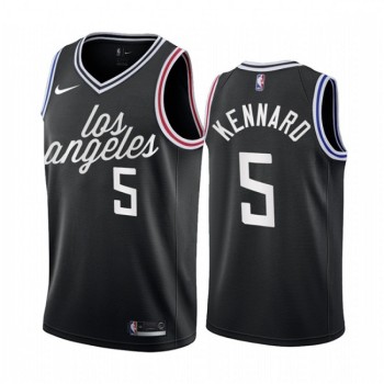 Men's Los Angeles Clippers #5 Luke Kennard 2022/23 Black City Edition Stitched Jersey Men's Los Angeles Clippers #5 Luke Kennard 2022/23 Black City Edition Stitched Jersey