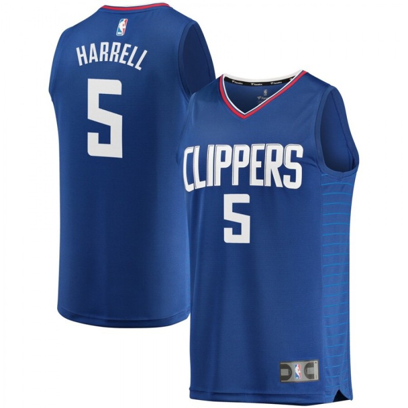 Men's Los Angeles Clippers #5 Montrezl Harrell Royal Stitched NBA Jersey Men's Los Angeles Clippers #5 Montrezl Harrell Royal Stitched NBA Jersey