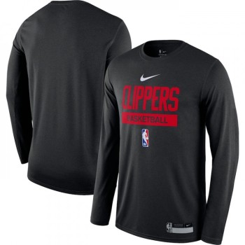 Men's Los Angeles Clippers Black 2022/23 Legend On-Court Practice Performance Long Sleeve T-Shirt Men's Los Angeles Clippers Black 2022/23 Legend On-Court Practice Performance Long Sleeve T-Shirt