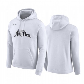 Men's Los Angeles Clippers White Hoodie Men's Los Angeles Clippers White Hoodie