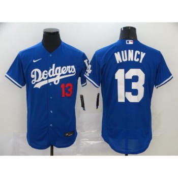 Men's Los Angeles Dodgers #13 Max Muncy Blue Flexbase Stitched MLB Jersey Men's Los Angeles Dodgers #13 Max Muncy Blue Flexbase Stitched MLB Jersey