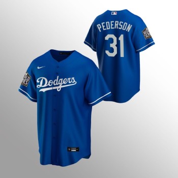 Men's Los Angeles Dodgers #31 Joc Pederson Blue 2020 World Series Bound stitched Jersey Men's Los Angeles Dodgers #31 Joc Pederson Blue 2020 World Series Bound stitched Jersey