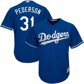 Men's Los Angeles Dodgers #31 Joc Pederson Blue Cool Base Stitched MLB Jersey Men's Los Angeles Dodgers #31 Joc Pederson Blue Cool Base Stitched MLB Jersey