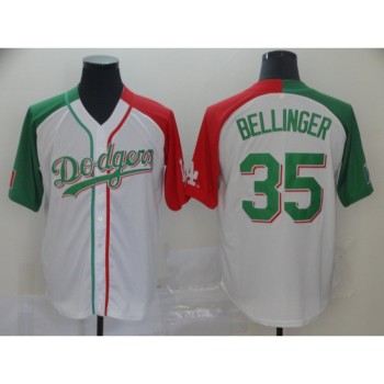 Men's Los Angeles Dodgers #35 Cody Bellinger Mexican Heritage Culture Night MLB Jersey Men's Los Angeles Dodgers #35 Cody Bellinger Mexican Heritage Culture Night MLB Jersey