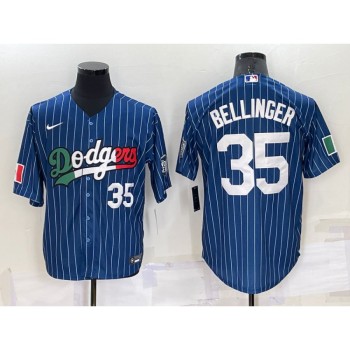 Men's Los Angeles Dodgers #35 Cody Bellinger Navy Mexico World Series Cool Base Stitched Baseball Jersey Men's Los Angeles Dodgers #35 Cody Bellinger Navy Mexico World Series Cool Base Stitched Baseball Jersey