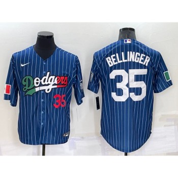 Men's Los Angeles Dodgers #35 Cody Bellinger Navy Mexico World Series Cool Base Stitched Baseball Jersey Men's Los Angeles Dodgers #35 Cody Bellinger Navy Mexico World Series Cool Base Stitched Baseball Jersey
