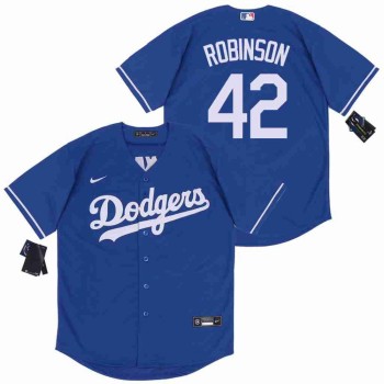 Men's Los Angeles Dodgers #42 Jackie Robinson Blue Cool Base Stitched Jersey Men's Los Angeles Dodgers #42 Jackie Robinson Blue Cool Base Stitched Jersey