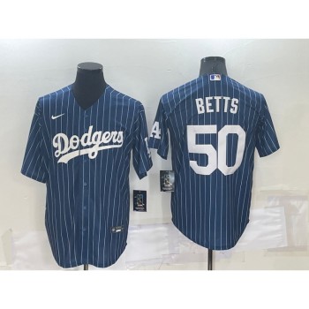 Men's Los Angeles Dodgers #50 Mookie Betts Navy Cool Base Stitched Baseball Jersey Men's Los Angeles Dodgers #50 Mookie Betts Navy Cool Base Stitched Baseball Jersey