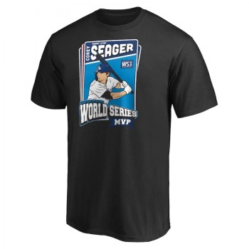 Men's Los Angeles Dodgers Black 2020 World Series Champions MVP T-shirt Men's Los Angeles Dodgers Black 2020 World Series Champions MVP T-shirt