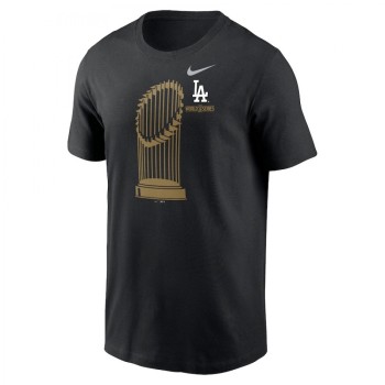 Men's Los Angeles Dodgers Black 2020 World Series Champions T-shirt Men's Los Angeles Dodgers Black 2020 World Series Champions T-shirt