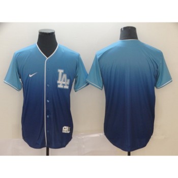 Men's Los Angeles Dodgers Blank Blue Fade Cooperstown Collection Legend Stitched MLB Jersey Men's Los Angeles Dodgers Blank Blue Fade Cooperstown Collection Legend Stitched MLB Jersey