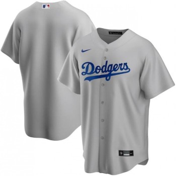 Men's Los Angeles Dodgers Blank Grey Flex Base Stitched Jersey Men's Los Angeles Dodgers Blank Grey Flex Base Stitched Jersey