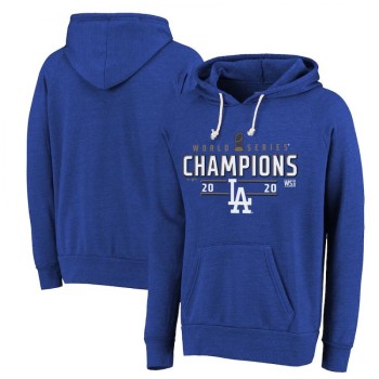 Men's Los Angeles Dodgers Royal 2020 World Series Champions Locker Room Pullover Hoodie Men's Los Angeles Dodgers Royal 2020 World Series Champions Locker Room Pullover Hoodie