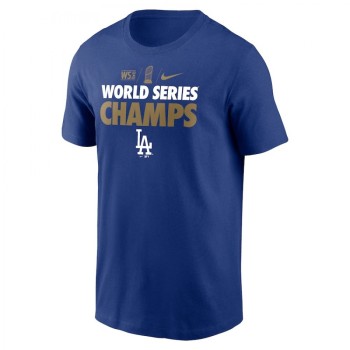 Men's Los Angeles Dodgers Royal 2020 World Series Champions T-shirt Men's Los Angeles Dodgers Royal 2020 World Series Champions T-shirt