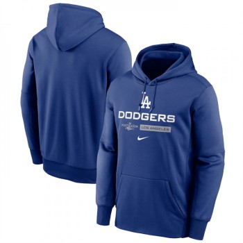 Men's Los Angeles Dodgers Royal 2022 Therma Performance Pullover Hoodie Men's Los Angeles Dodgers Royal 2022 Therma Performance Pullover Hoodie