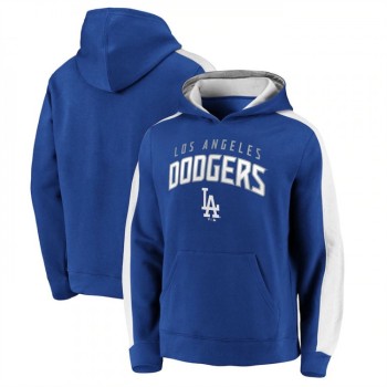 Men's Los Angeles Dodgers Royal Game Time Arch Pullover Hoodie Men's Los Angeles Dodgers Royal Game Time Arch Pullover Hoodie