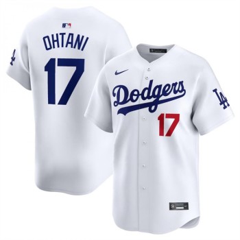 Men's Los Angeles Dodgers #17 Shohei Ohtani White Cool Base Stitched Jersey Men's Los Angeles Dodgers #17 Shohei Ohtani White Cool Base Stitched Jersey