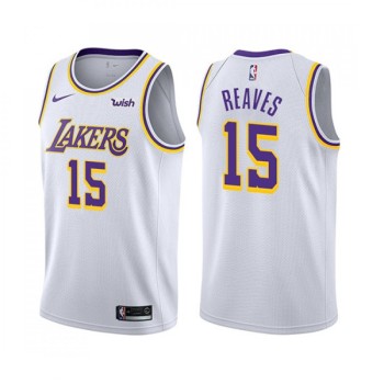 Men's Los Angeles Lakers #15 Austin Reaves White Stitched Jersey Men's Los Angeles Lakers #15 Austin Reaves White Stitched Jersey
