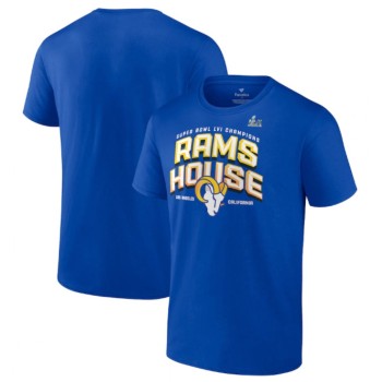 Men's Los Angeles Rams 2022 Royal Super Bowl LVI Champions Running Back Hometown T-Shirt Men's Los Angeles Rams 2022 Royal Super Bowl LVI Champions Running Back Hometown T-Shirt
