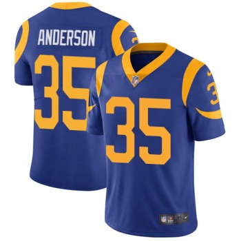 Men's Los Angeles Rams #35 C.J. Anderson Royal Blue Vapor Untouchable Limited Stitched NFL Jersey Men's Los Angeles Rams #35 C.J. Anderson Royal Blue Vapor Untouchable Limited Stitched NFL Jersey