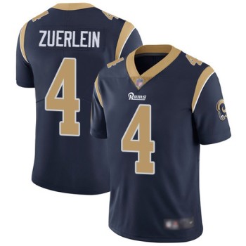 Men's Los Angeles Rams #4 Greg Zuerlein Navy Vapor Untouchable Limited Stitched NFL Jersey Men's Los Angeles Rams #4 Greg Zuerlein Navy Vapor Untouchable Limited Stitched NFL Jersey