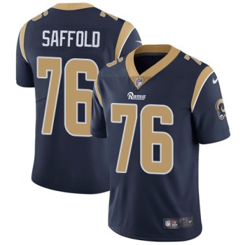Men's Los Angeles Rams #76 Rodger Saffold Navy Blue Vapor Untouchable Limited Stitched NFL Jersey Men's Los Angeles Rams #76 Rodger Saffold Navy Blue Vapor Untouchable Limited Stitched NFL Jersey