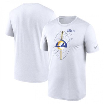 Men's Los Angeles Rams White Legend Icon Performance T-Shirt Men's Los Angeles Rams White Legend Icon Performance T-Shirt